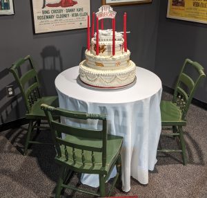 Finale--General's Table Cake Replica and Four Original Chairs